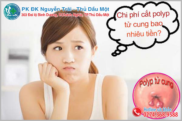 Những yếu tố ảnh hưởng đến chi phí cắt polyp tử cung