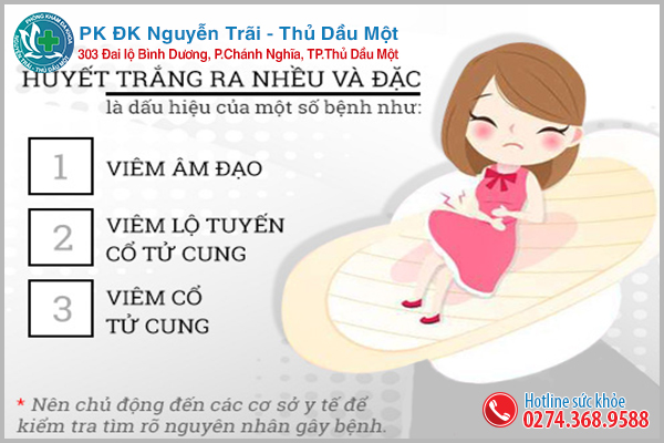 Huyết trắng ra nhiều là bệnh gì?