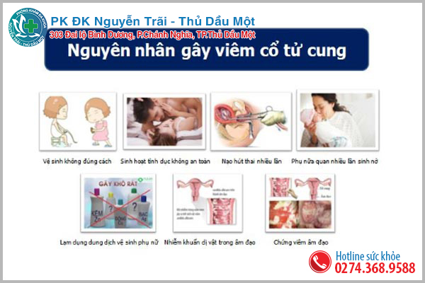 Viêm cổ tử cung do nguyên nhân nào gây nên?